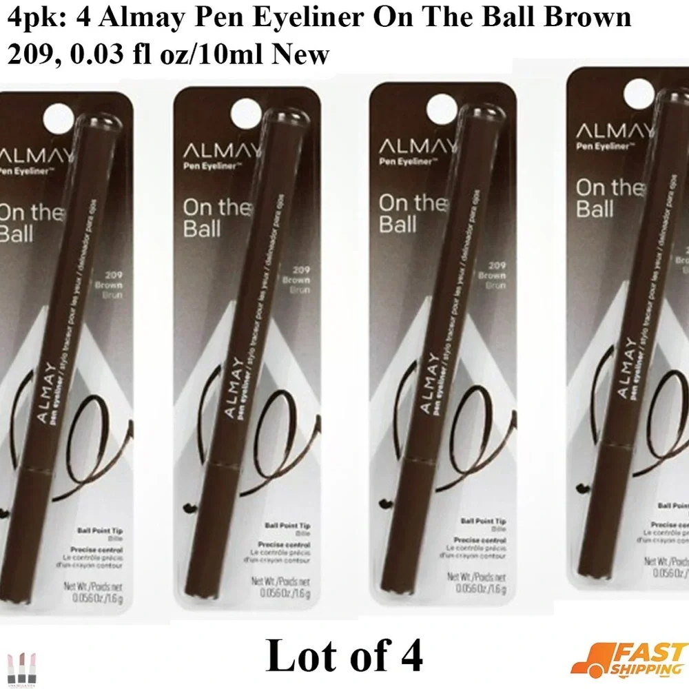 Almay On the Ball Brown Eyeliner Pen - 4 Pack